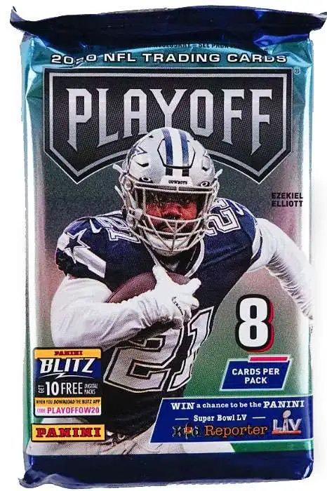 NFL Panini 2020 Playoff Football Trading Card BLASTER Pack [8 Cards]