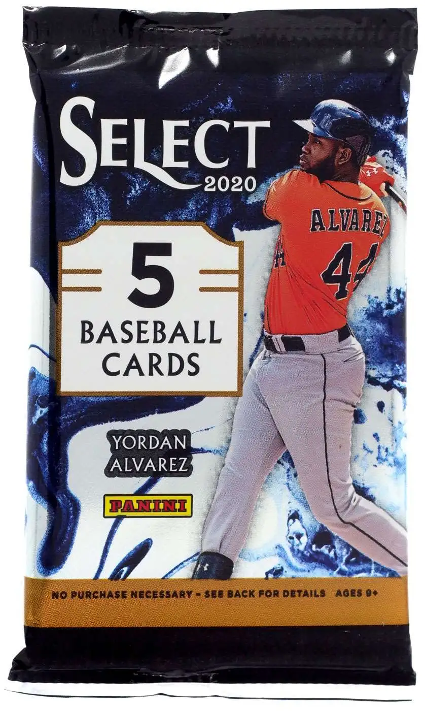 MLB Panini 2020 Select Baseball Trading Card HOBBY Pack [5 Cards]