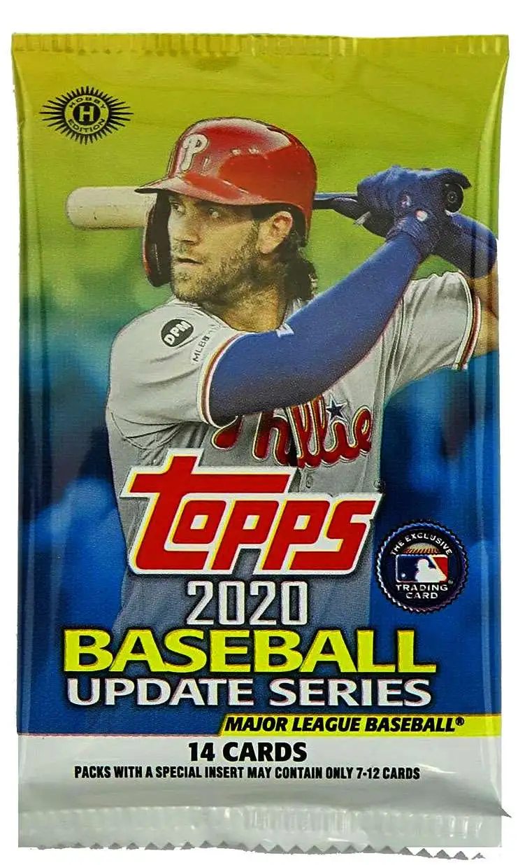 MLB Topps 2020 Update Baseball Trading Card HOBBY Pack [14 Cards]