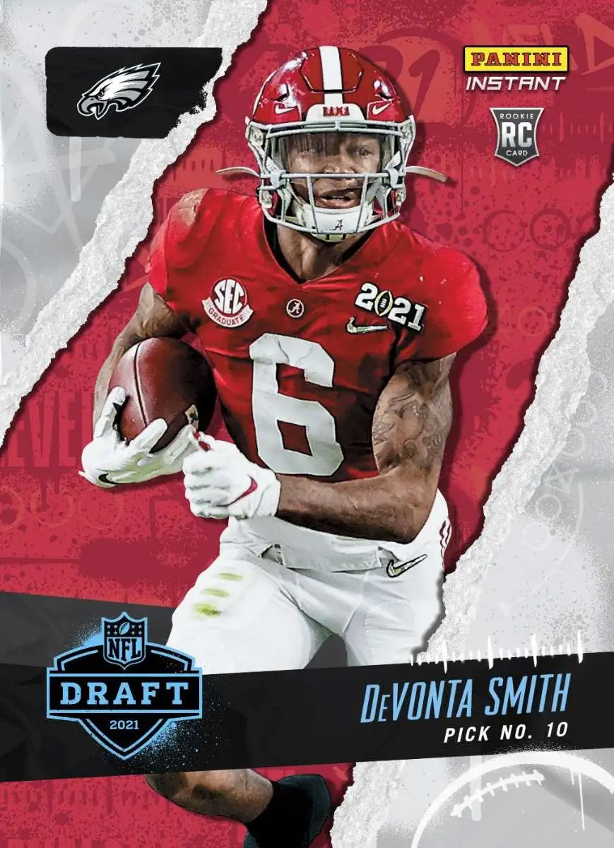 NFL Philadelphia Eagles 2021 Instant Draft Night Football Devonta Smith  Trading Card LImited to 1419 Panini - ToyWiz
