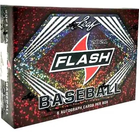 MLB Leaf 2021 Flash Baseball Trading Card Box [6 Autographs]