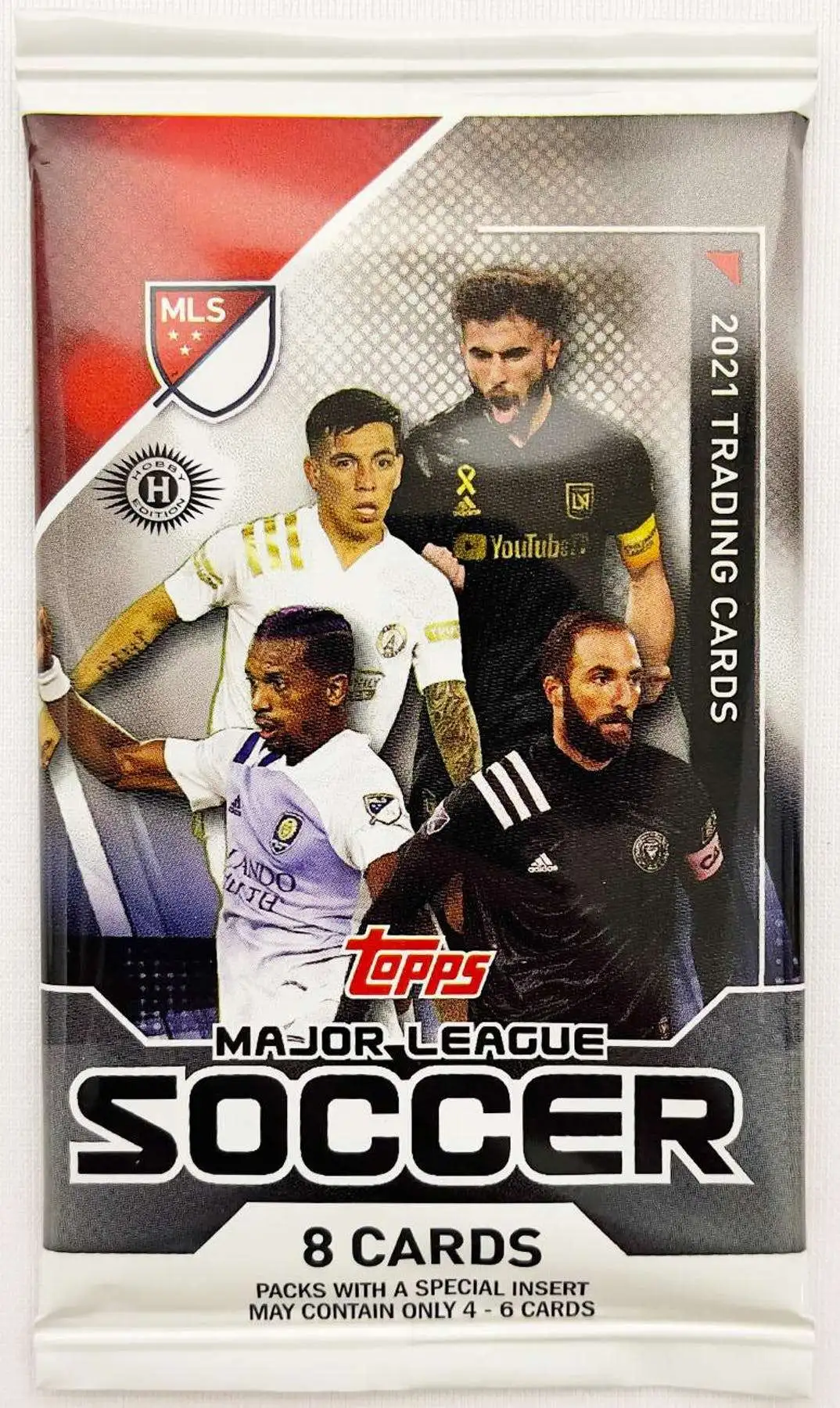 MLS Topps 2021 Major League Soccer Trading Card HOBBY Pack [8 Cards]