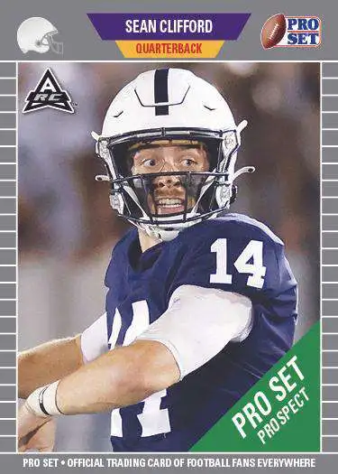 Leaf 2021 Pro Set Prospect Football Sean Clifford ["ARC" Amateur Rookie Card]