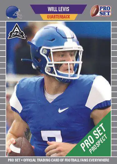 Leaf 2021 Pro Set Prospect Football Will Levis ["ARC" Amateur Rookie Card]