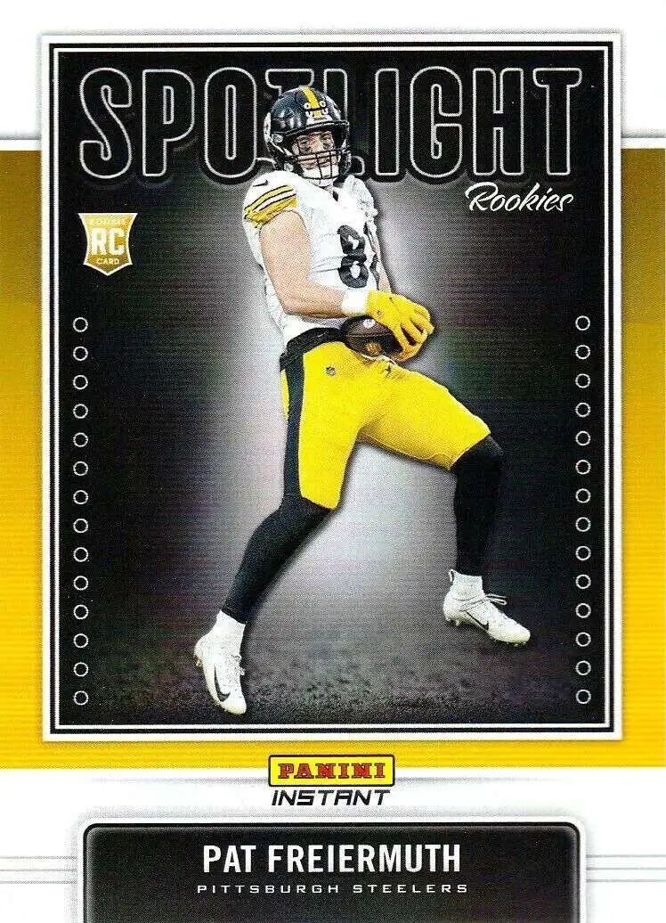 2021 Donruss Pat Freiermuth signed RC, Pittsburgh Steelers