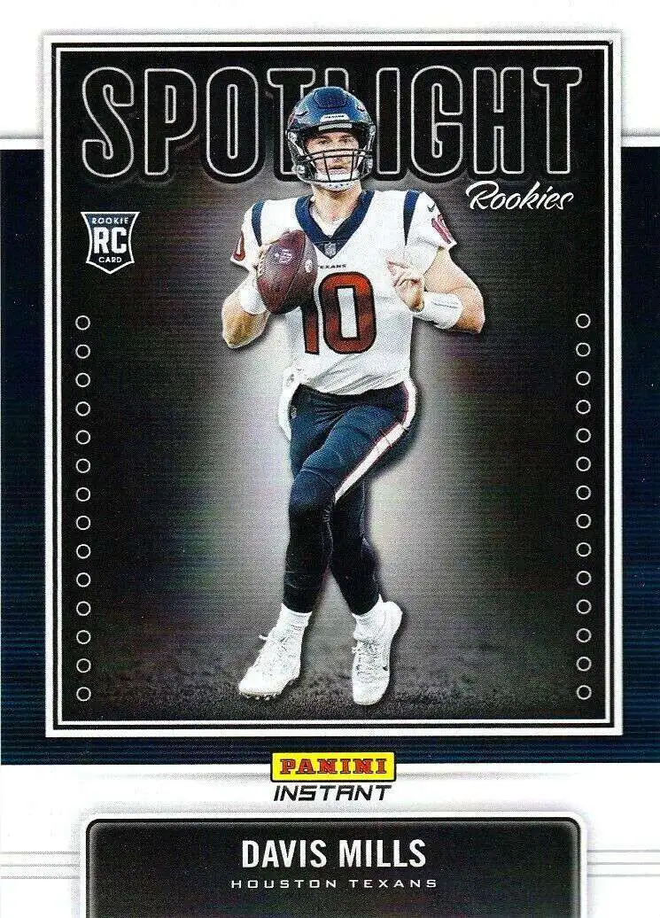 NFL 2021 Instant Football Spotlight Rookies Davis Mills #22 [Rookie Card]