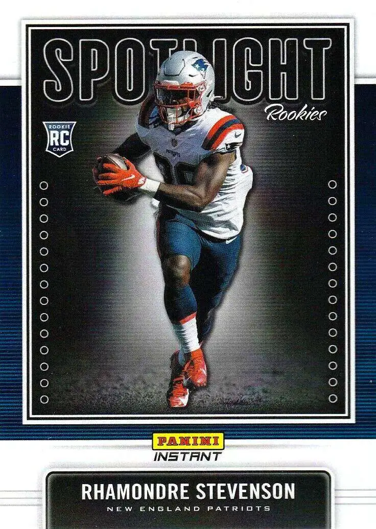 NFL 2021 Instant Football Spotlight Rookies Rhamondre Stevenson #30 [Rookie Card]