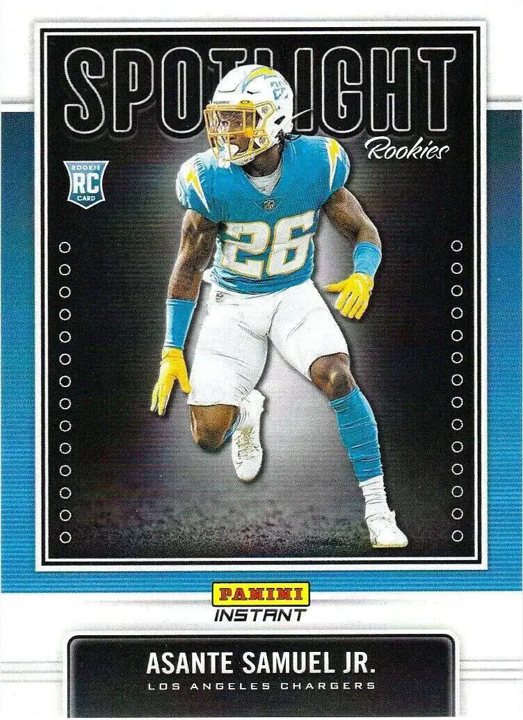 NFL 2021 Instant Football Spotlight Rookies Asante Samuel Jr #37 [Rookie Card]