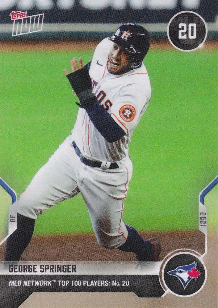 Topps Now 2021 MLB Network Top 100 George Springer T-20