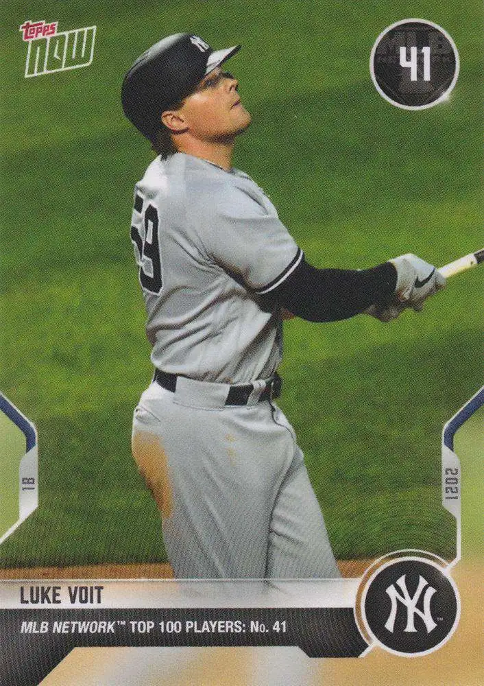 Topps Now 2021 MLB Network Top 100 Luke Voit T-41