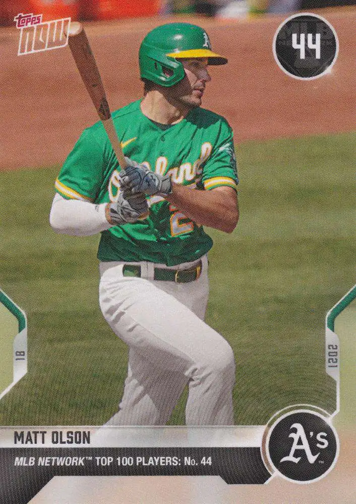 Topps Now 2021 MLB Network Top 100 Matt Olson T-44