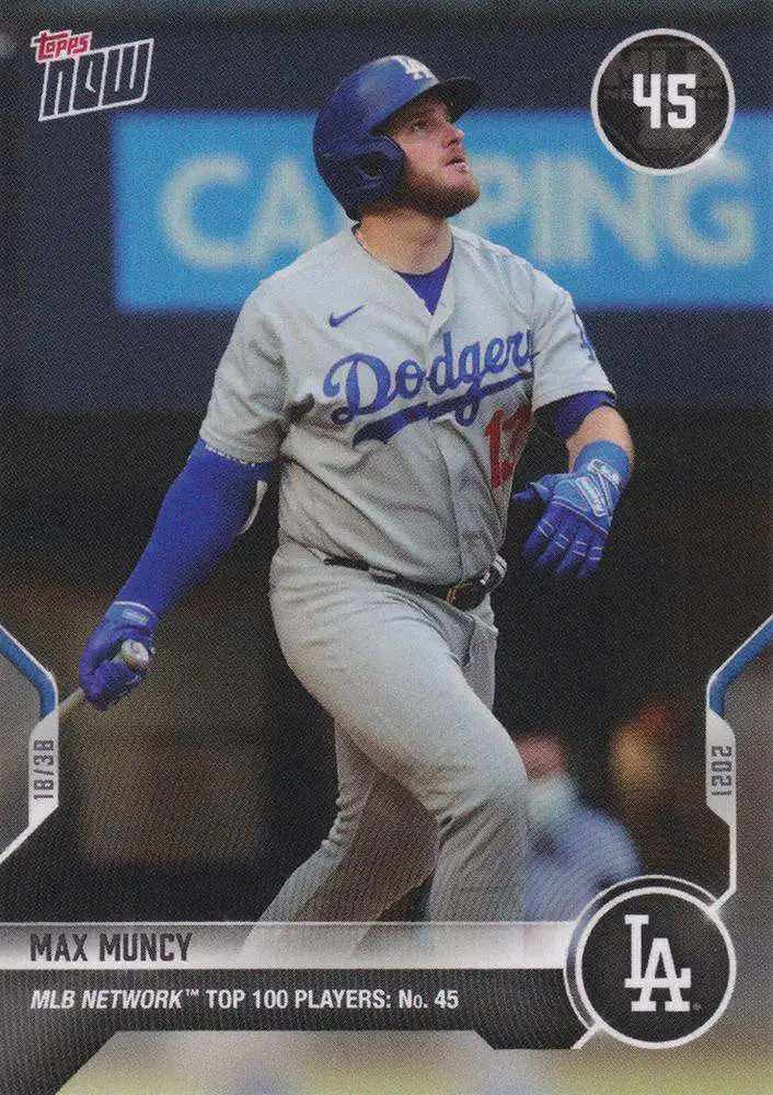 Topps Now 2021 MLB Network Top 100 Max Muncy T-45