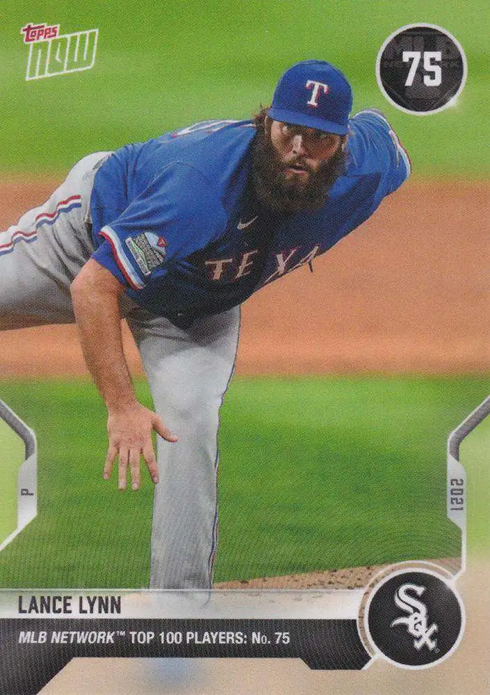 Topps Now 2021 MLB Network Top 100 Lance Lynn T-75