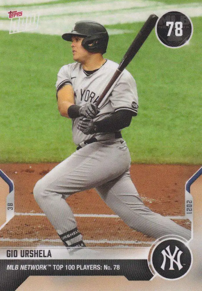 Topps Now 2021 MLB Network Top 100 Gio Urshela T-78