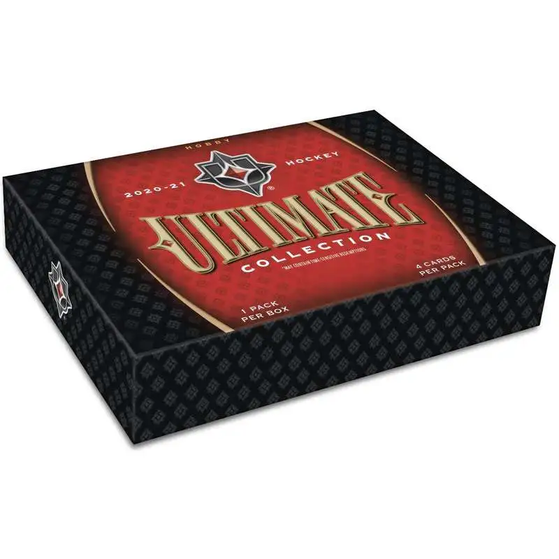 NHL Upper Deck 2020-21 Hockey Ultimate Collection Trading Card HOBBY Box [4 Cards]