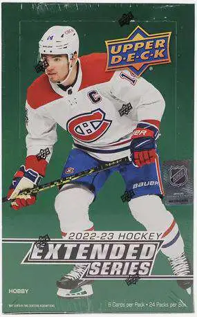 NHL Upper Deck 2022-23 Extended Series Hockey Trading Card HOBBY Box [24 Packs]