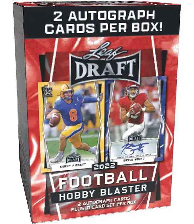 2023 Leaf Draft Football Hobby Blaster Box