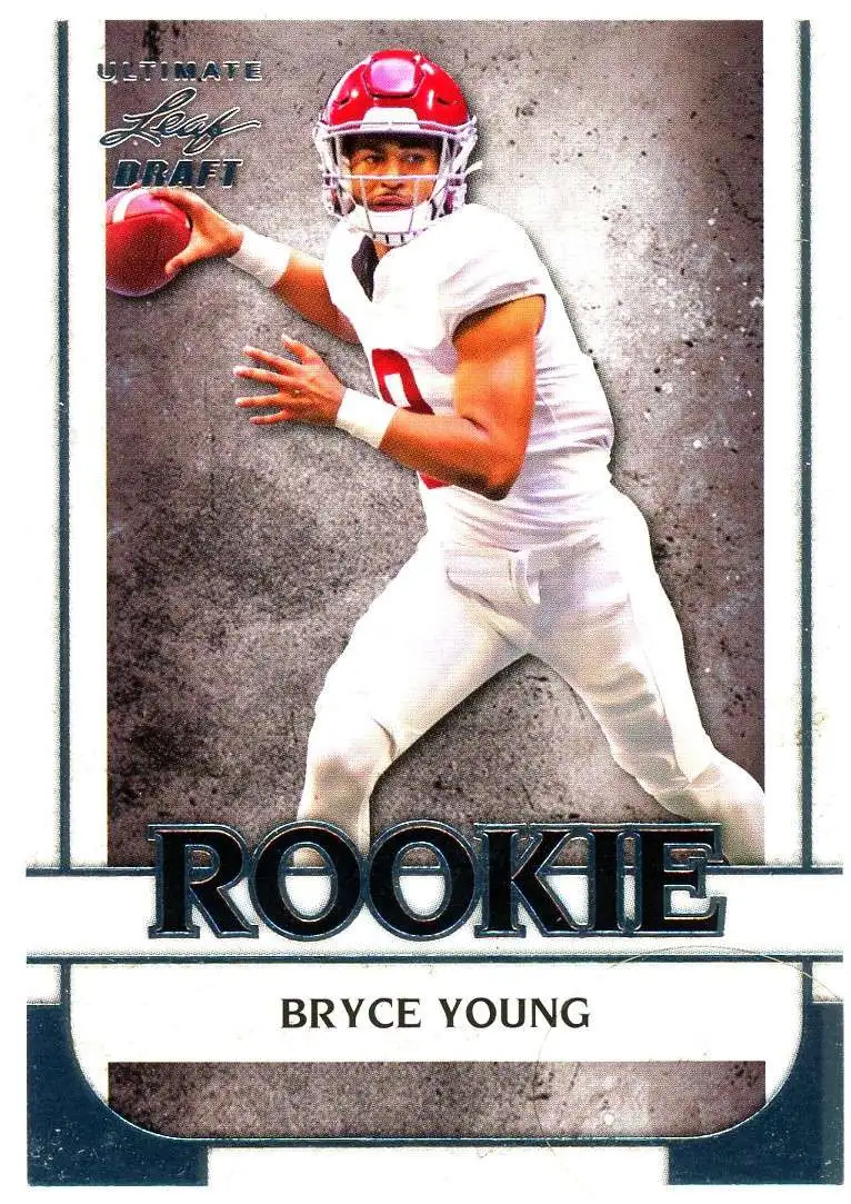 NFL Carolina Panthers 2022 Leaf Draft Football Single Card Red Bryce Young  02 - ToyWiz