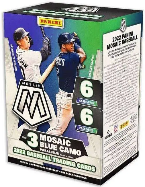 MLB Panini 2022 Mosaic Baseball Trading Card BLASTER Box [6 Packs]