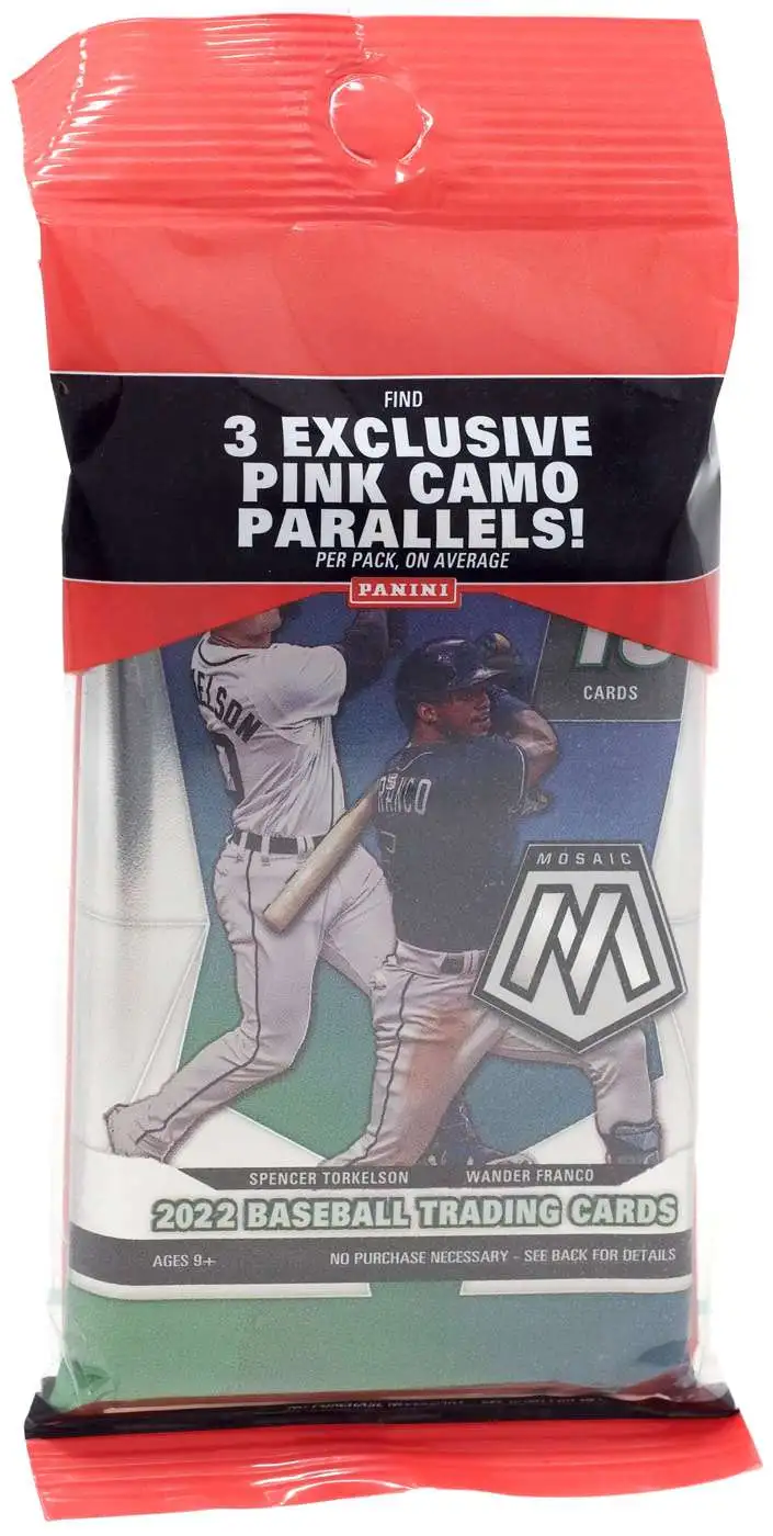 Mlb Panini 2022 Mosaic Baseball Trading Card Cello Pack 15 Cards Toywiz Mlb Panini 2022 Mosaic Baseball Trading Card Cello Pack 15 Cards Toywiz