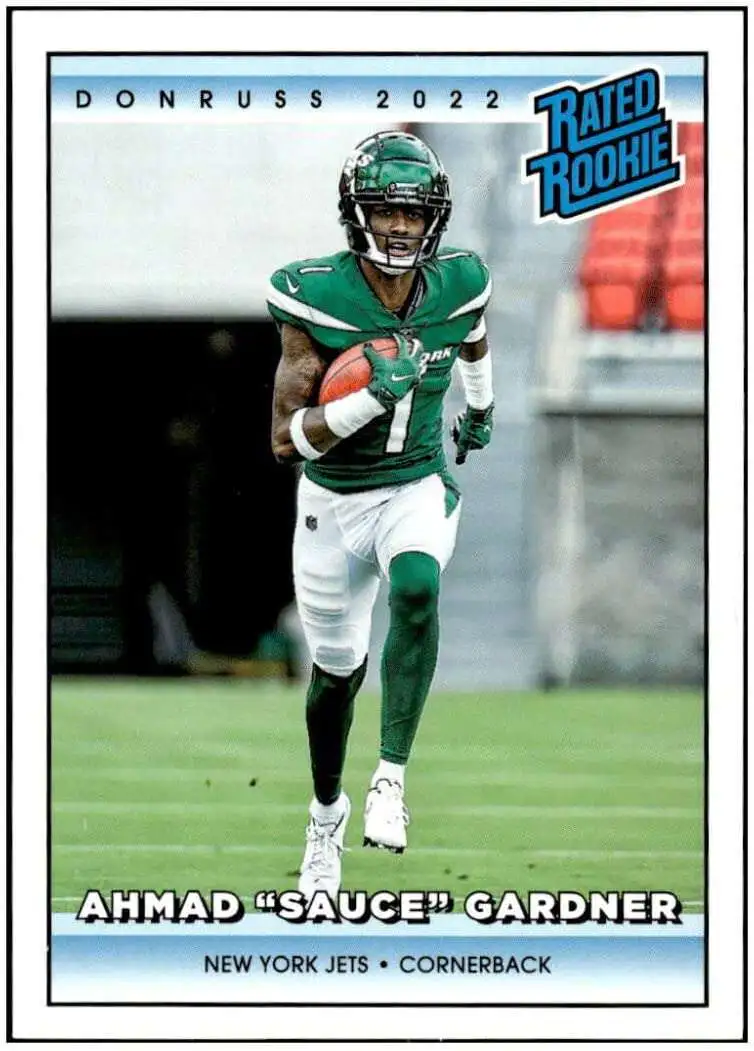 AHMAD Sauce GARDNER 2022 Donruss Football THE ROOKIES #TR-27 New