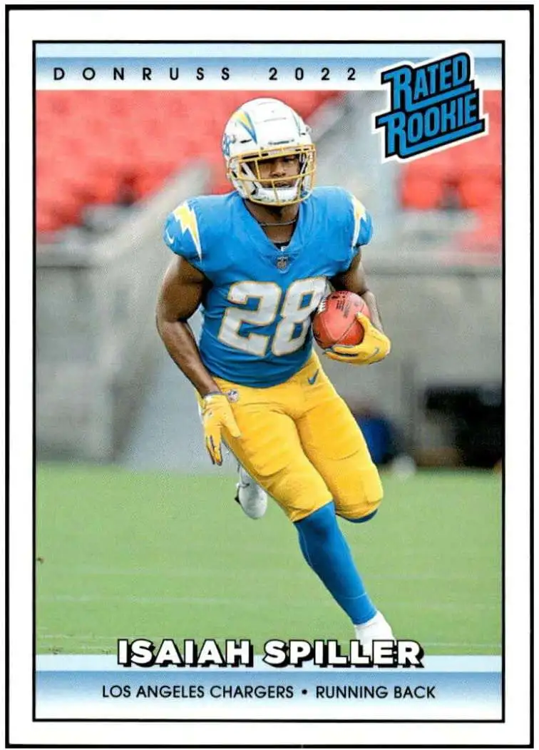 PGI 9 Isaiah Spiller 2022 Donruss Rated Rookie #RR34 1/4094 Made! Retro Card