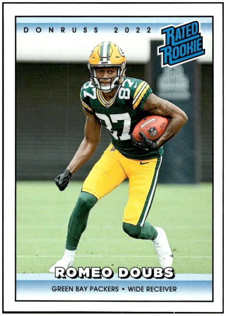 NFL Green Bay Packers 2022 Instant Studio Football Single Card Romeo Doubs  S38 Rookie Card - ToyWiz