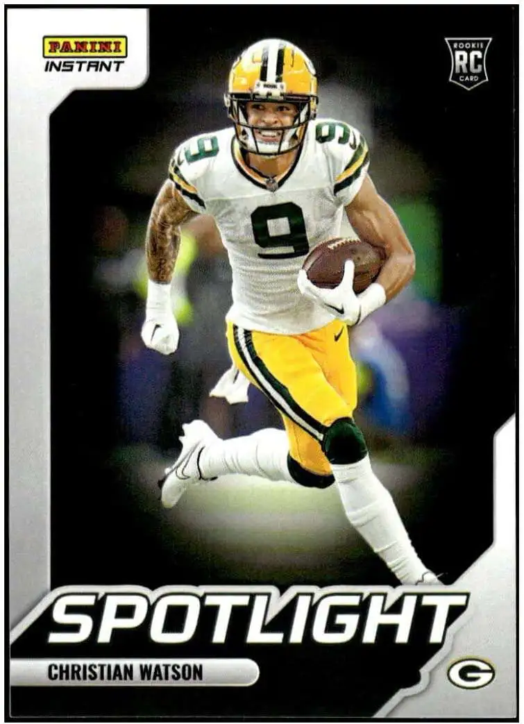 NFL 2022 Instant Football Spotlight Rookies Christian Watson #12 [Rookie]