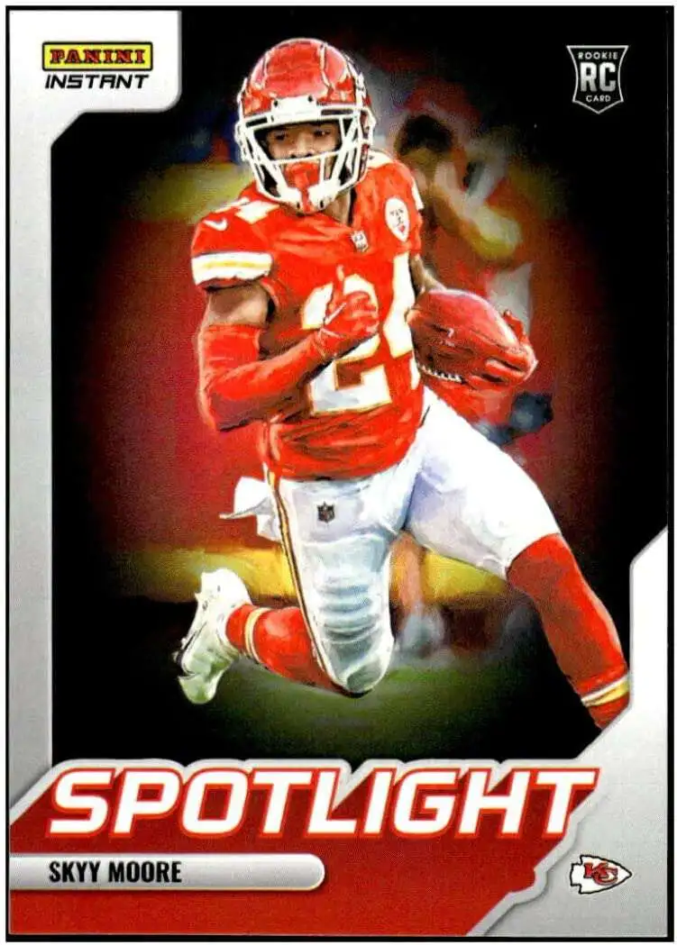 2022 Panini Prestige Skyy Moore Rookie Card #372 KC Chiefs