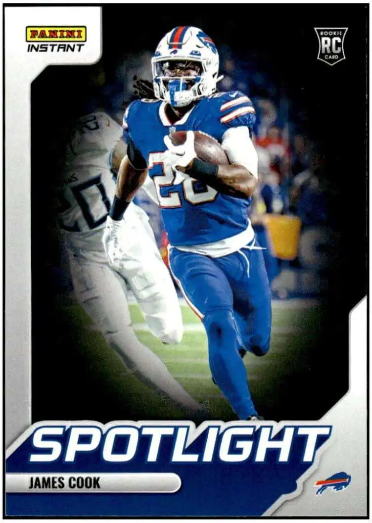 NFL 2022 Instant Football Spotlight Rookies Single Card James Cook 22 Rookie  - ToyWiz