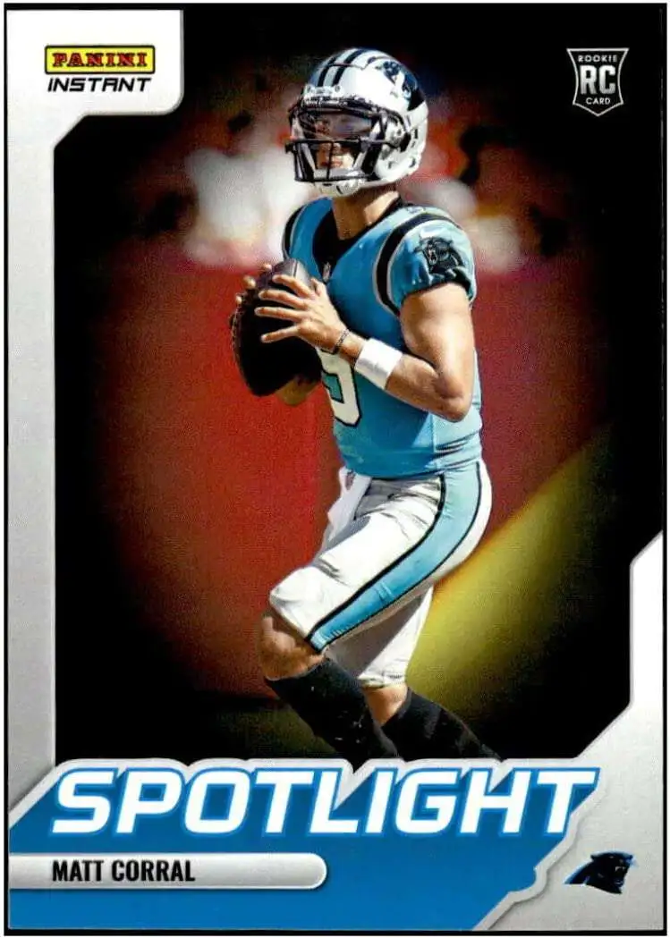 NFL 2022 Instant Football Spotlight Rookies Matt Corral #28 [Rookie]