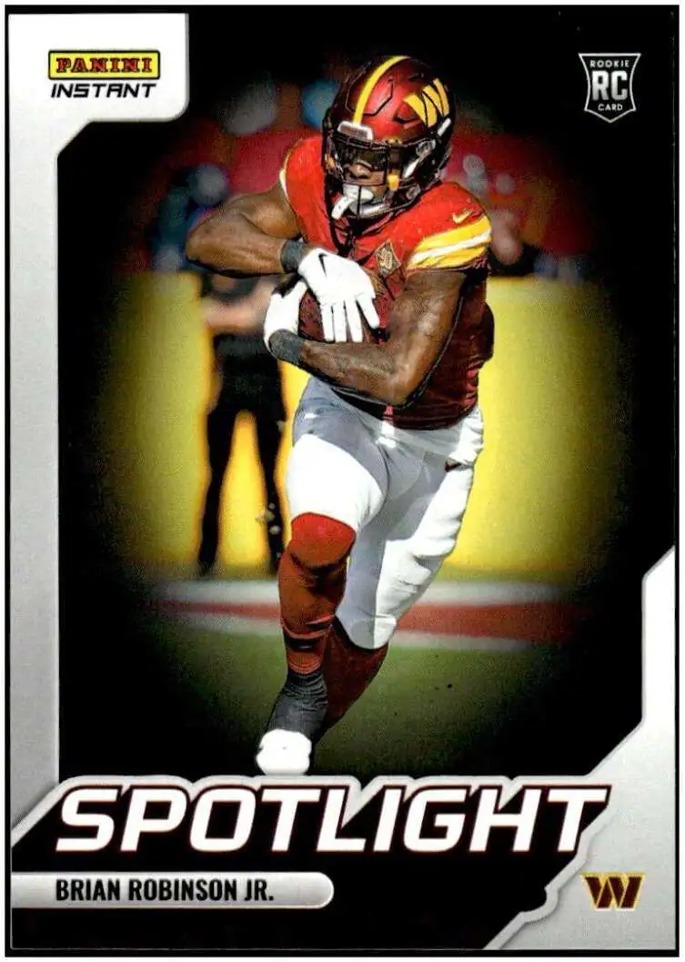 NFL 2022 Instant Football Spotlight Rookies Brian Robinson Jr. #29 [Rookie]