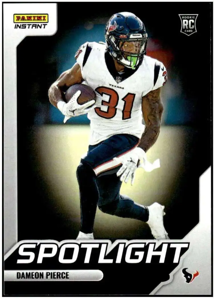 NFL Houston Texans 2022 Instant RPS First Look Football Single Card 1 of  942 Dameon Pierce FL32 Rookie Card - ToyWiz