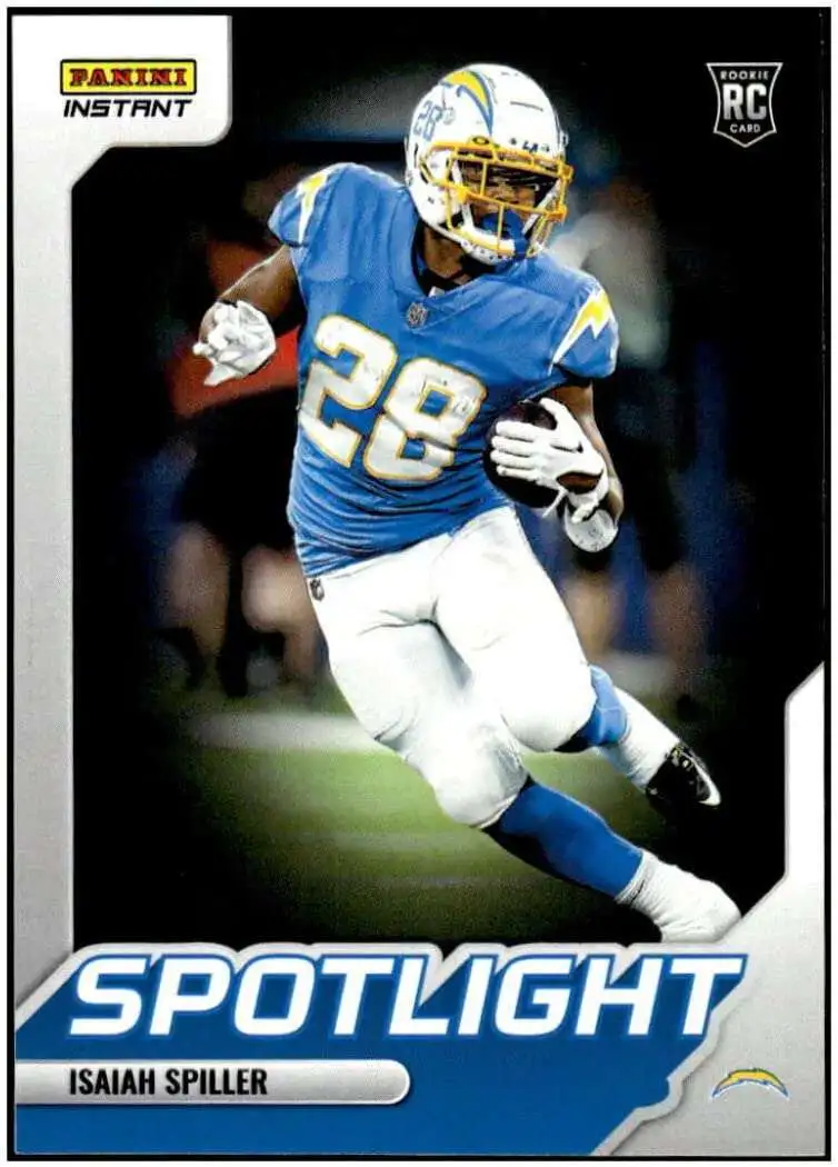 NFL 2022 Instant Football Spotlight Rookies Isaiah Spiller #34 [Rookie]