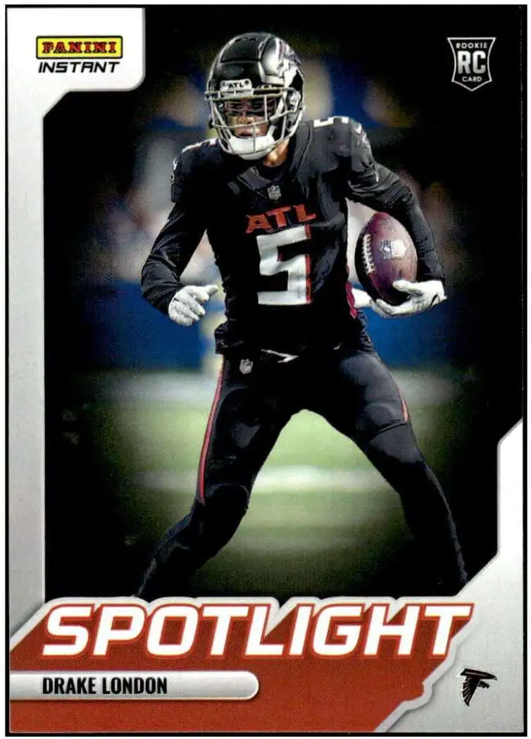 NFL 2022 Instant Football Spotlight Rookies Drake London #4 [Rookie]