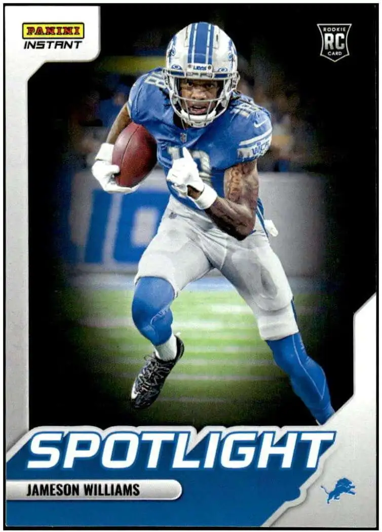 NFL 2022 Instant Football Spotlight Rookies Jameson Williams #7 [Rookie]