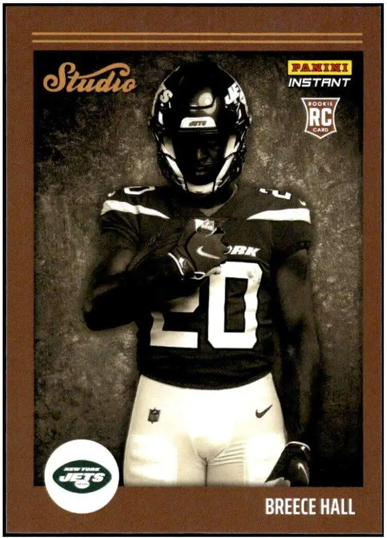 NFL New York Jets 2022 Instant Studio Football Breece Hall S13 [Rookie Card]