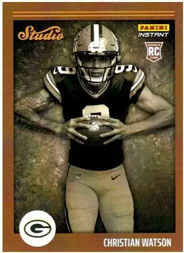 NFL Green Bay Packers 2022 Instant Studio Football Christian Watson S12 [Rookie Card]