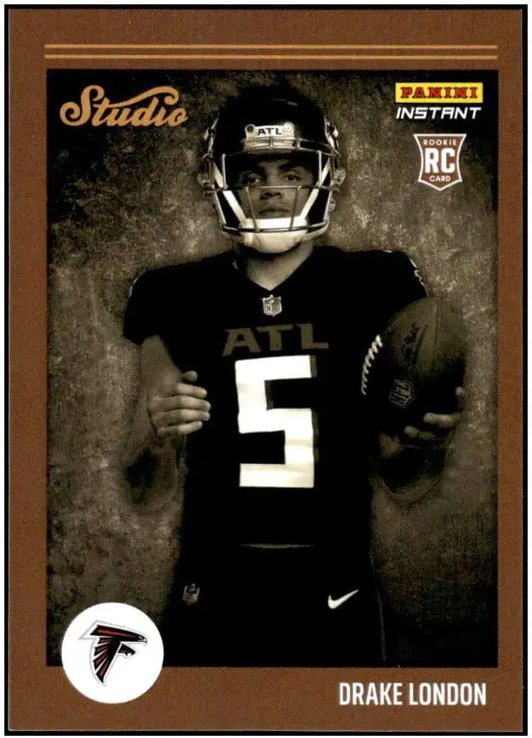 NFL 2022 Instant Studio Football Drake London S4 [Rookie Card]