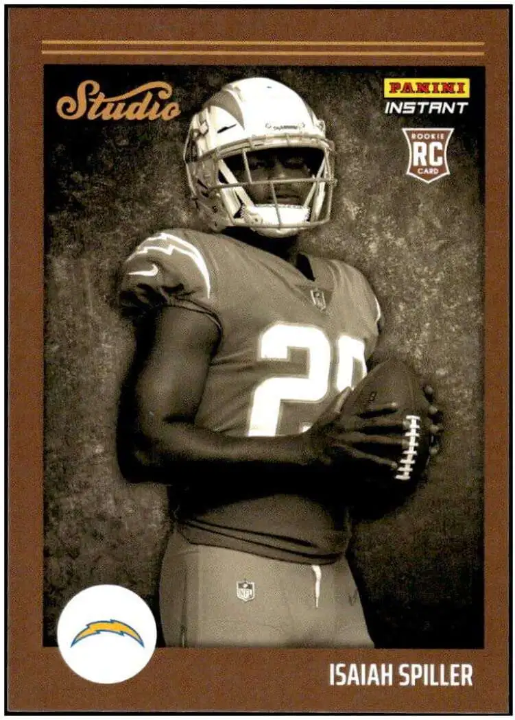 NFL 2022 Instant Studio Football Isaiah Spiller S34 [Rookie Card]