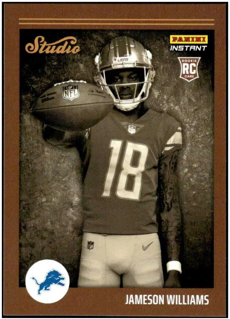 NFL 2022 Instant Studio Football Jameson Williams S7 [Rookie Card]