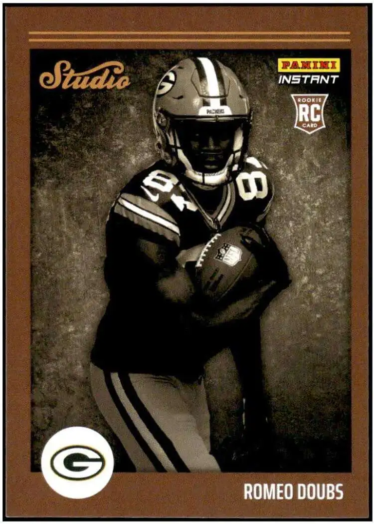 NFL Green Bay Packers 2022 Instant Studio Football Single Card Romeo Doubs  S38 Rookie Card - ToyWiz