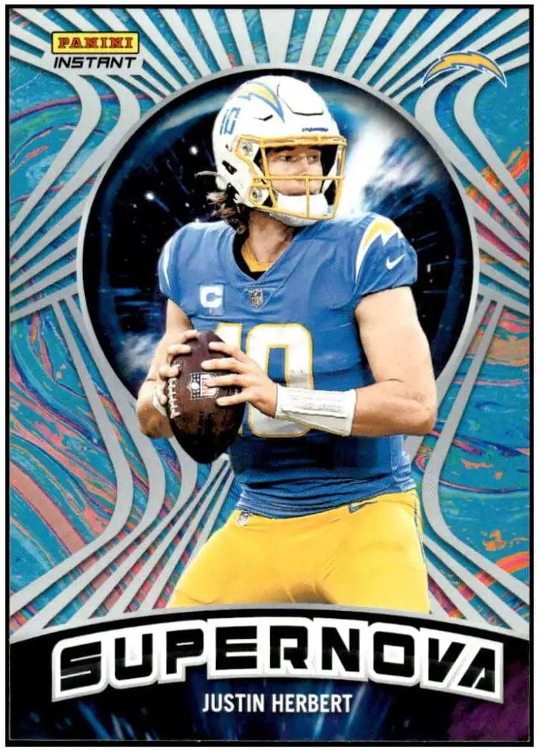 NFL - Chargers - Justin Herbert Trading Card Pop! Vinyl Figure