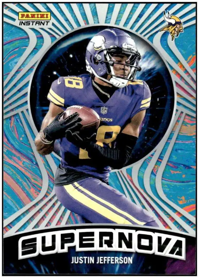 NFL 2022 Instant Supernova Football Single Card Justin Jefferson S-17 -  ToyWiz