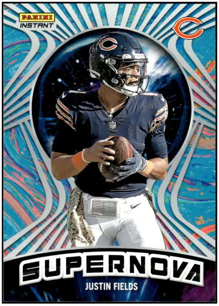 NFL 2021 Panini Prizm Draft Picks Justin Fields Trading Card 192 Rookie -  ToyWiz