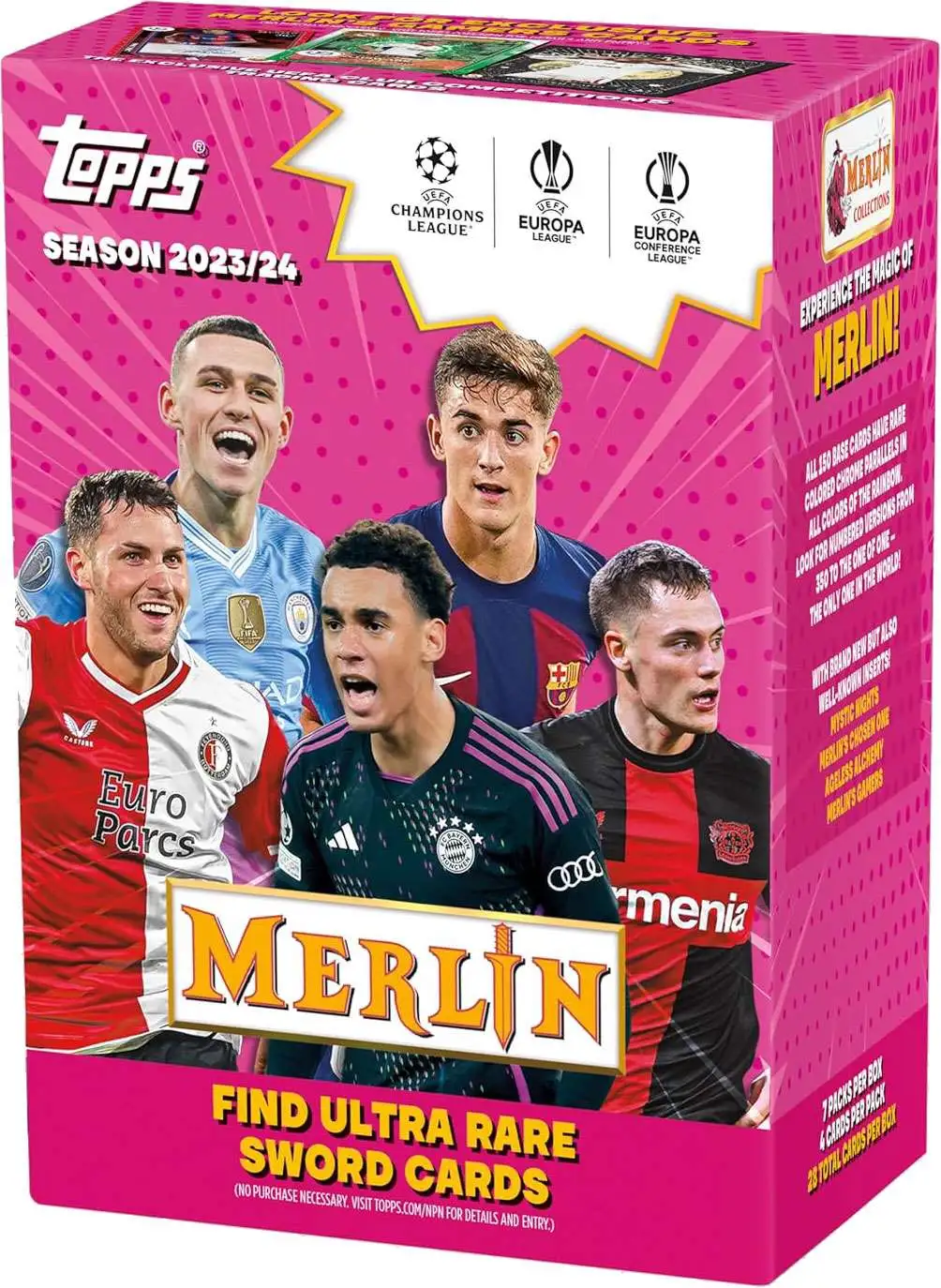 2020-21 Topps Merlin UEFA sale Champions League Blaster Box - Factory Sealed