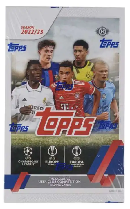 UEFA Topps 2022-23 Champions League Soccer Trading Card HOBBY Box 24 ...