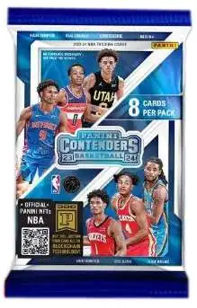 NBA Panini 2023-24 Contenders Basketball Trading Card BLASTER Pack [8 Cards]