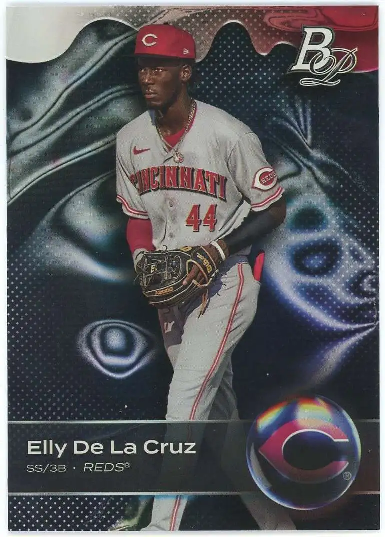 MLB Cincinatti Reds 2023 Bowman Platinum Top Prospects Elly De La Cruz TOP-93