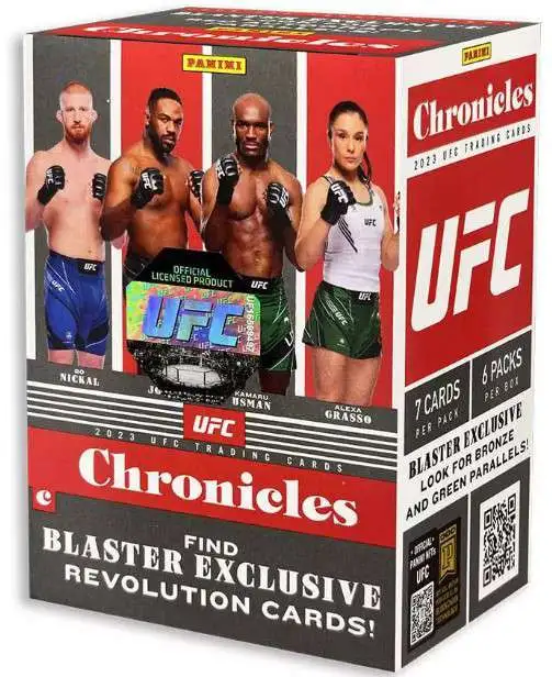 UFC Panini 2023 Chronicles Trading Card BLASTER Box 6 Packs - ToyWiz